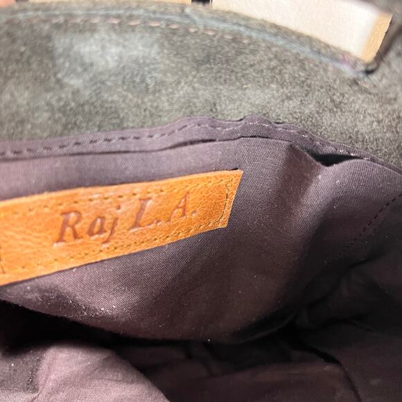 Raj L.A. Crossbody Suede Parrot Purse Bag - Picture 6 of 7